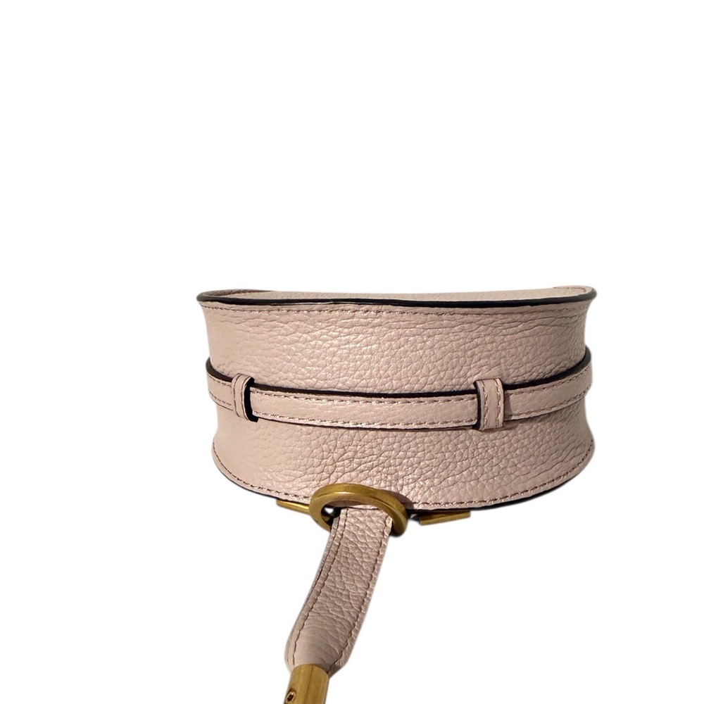 Authentic Chloe Marcie Nano Leather Crossbody Bag in Dusty Pink NWT - Picture 5 of 9